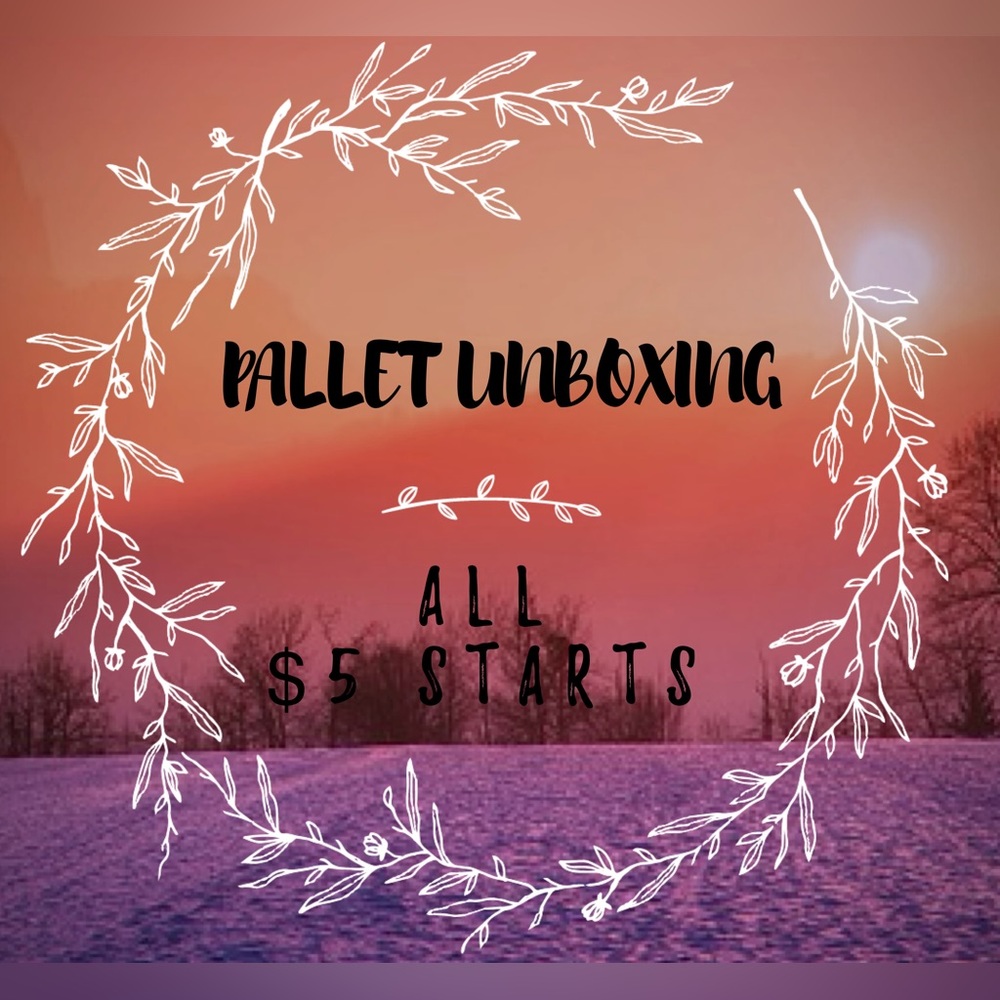 Pallet unboxing $5 starts